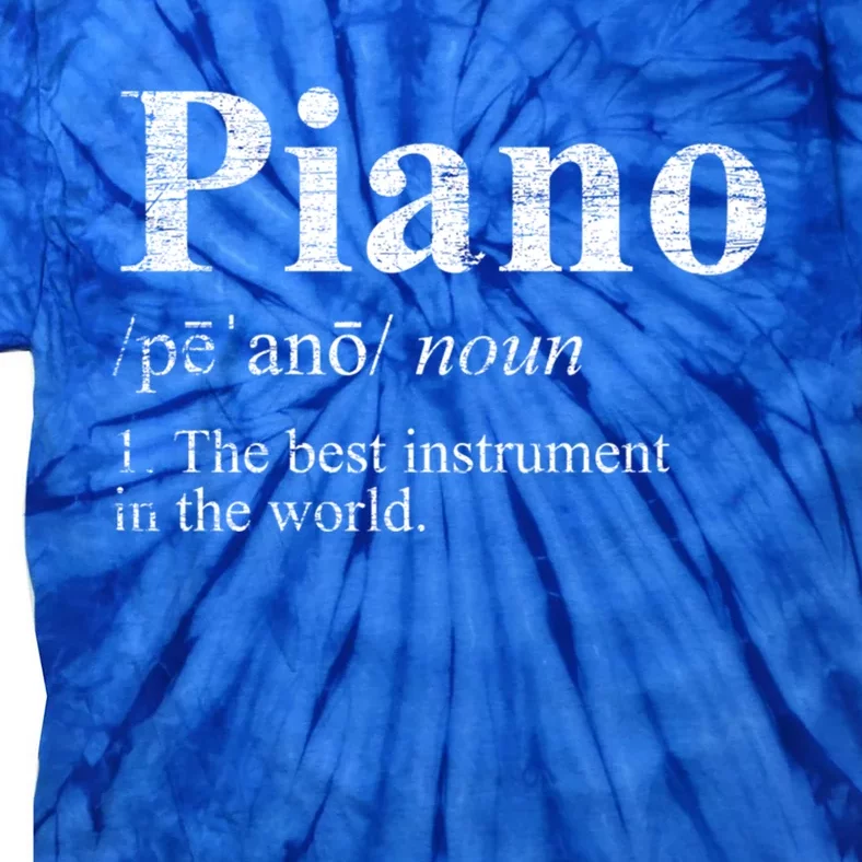 The Best Instrut In The World Piano Gift Tie-Dye T-Shirt