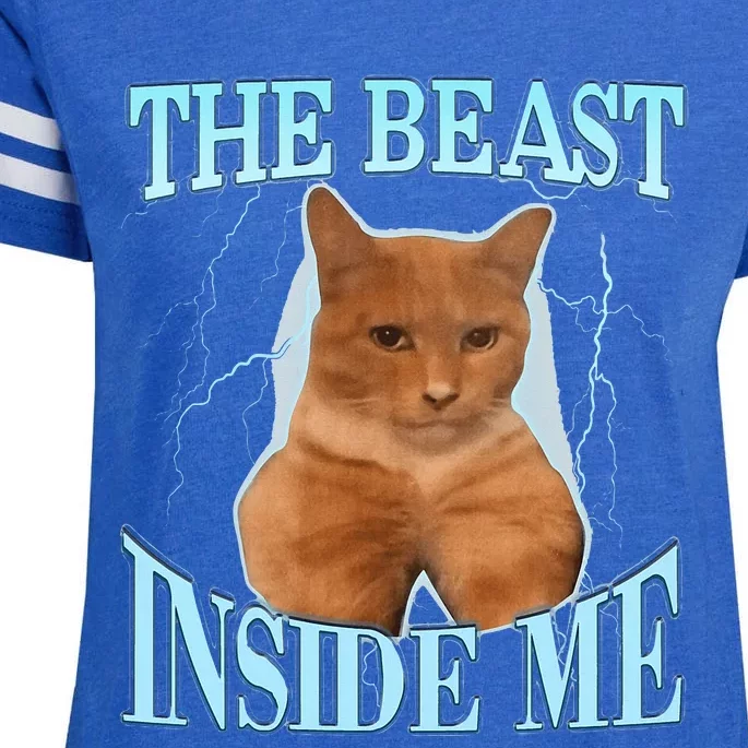 The Beast Inside Me Enza Ladies Jersey Football T-Shirt