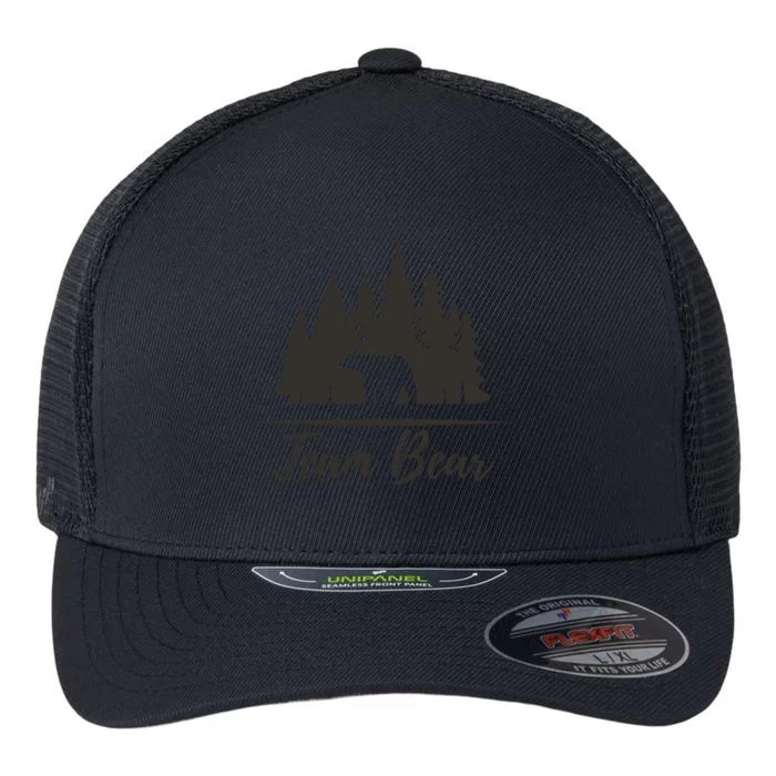 Team Bear I Choose The Bear Flexfit Unipanel Trucker Cap