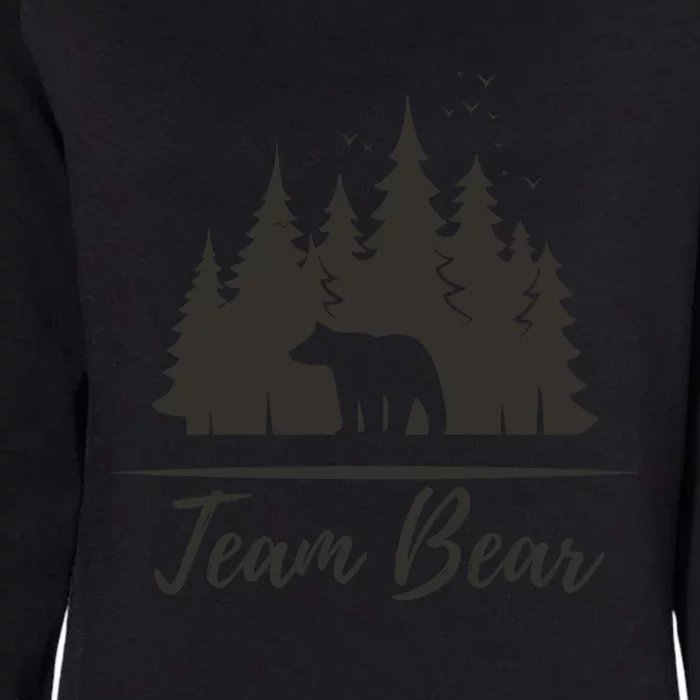 Team Bear I Choose The Bear Womens California Wash Sweatshirt