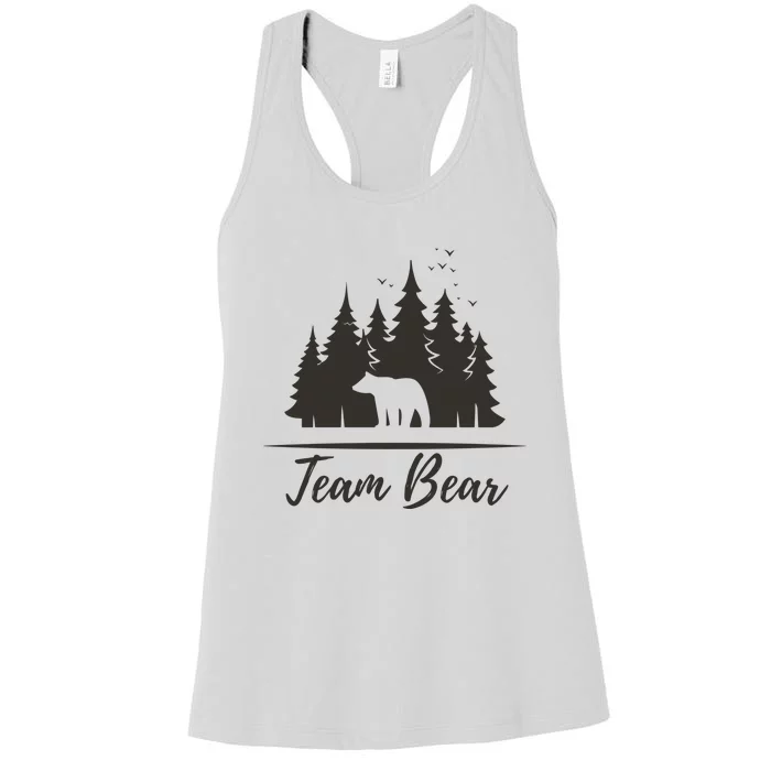 Team Bear I Choose The Bear Women's Racerback Tank