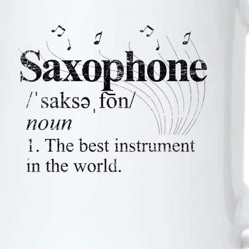 The Best Instrut In The World Saxophone Gift Black Color Changing Mug