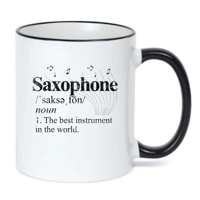 The Best Instrut In The World Saxophone Gift Black Color Changing Mug