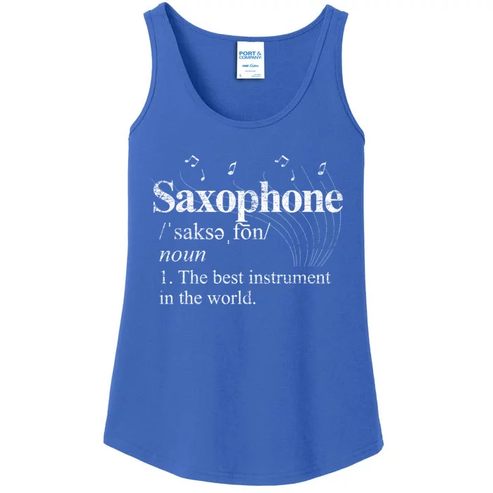 The Best Instrut In The World Saxophone Gift Ladies Essential Tank