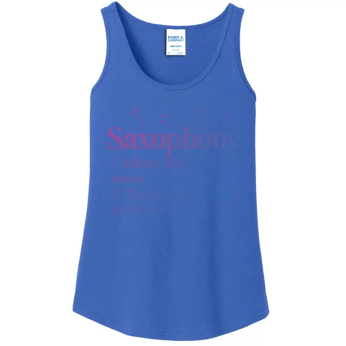 The Best Instrut In The World Saxophone Gift Ladies Essential Tank