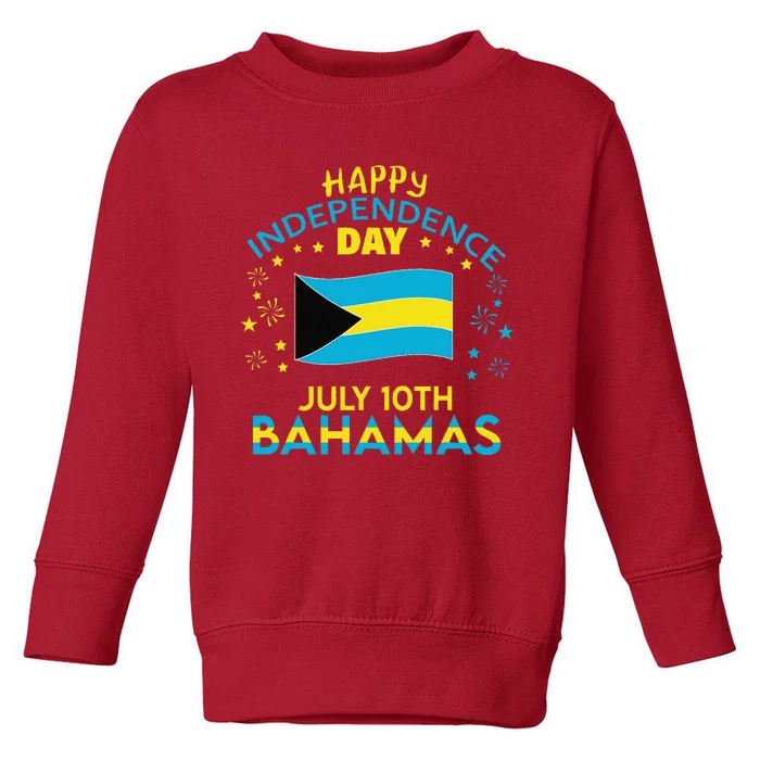 The Bahamas Independence Day Bahamian Pride The Bahamas Flag Toddler Sweatshirt