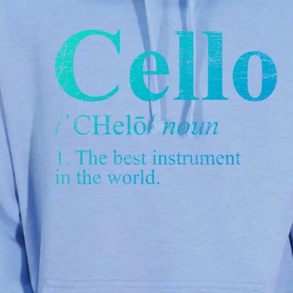 The Best Instrut In The World Cello Great Gift Unisex Surf Hoodie