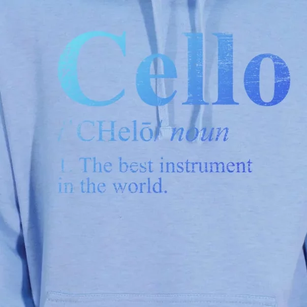 The Best Instrut In The World Cello Great Gift Unisex Surf Hoodie