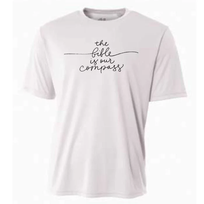 The Bible Is Our Compass Christianity Faith Cooling Performance Crew T-Shirt