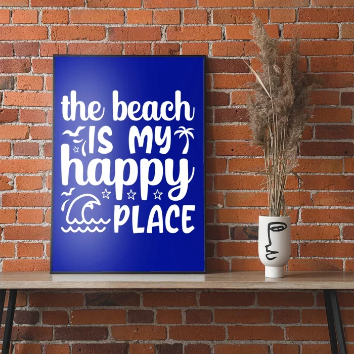 The Beach Is My Happy Place Gift Poster