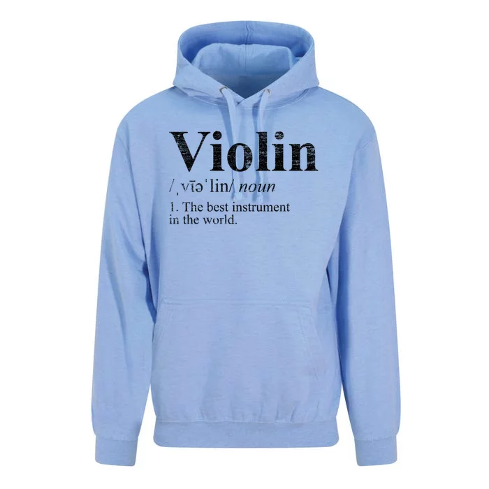 The Best Instrut In The World Definition Violin Cool Gift Unisex Surf Hoodie