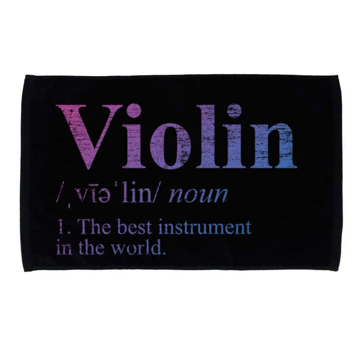 The Best Instrut In The World Definition Violin Cool Gift Microfiber Hand Towel