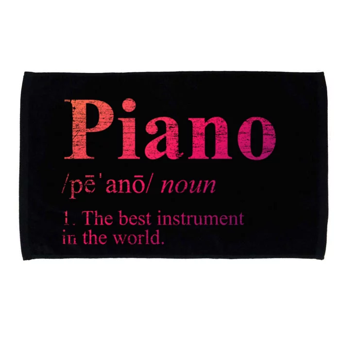 The Best Instrut In The World Piano Gift Microfiber Hand Towel