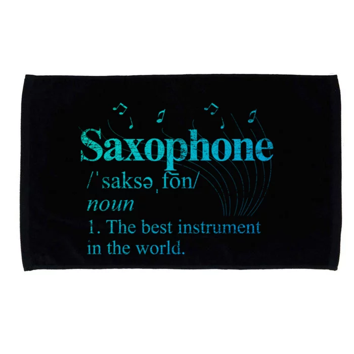 The Best Instrut In The World Saxophone Gift Microfiber Hand Towel