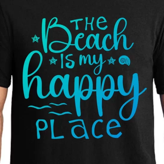 The Beach Is My Happy Place Gift Pajama Set