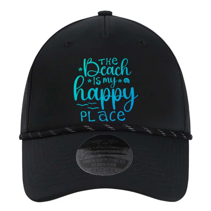 The Beach Is My Happy Place Gift Performance The Dyno Cap