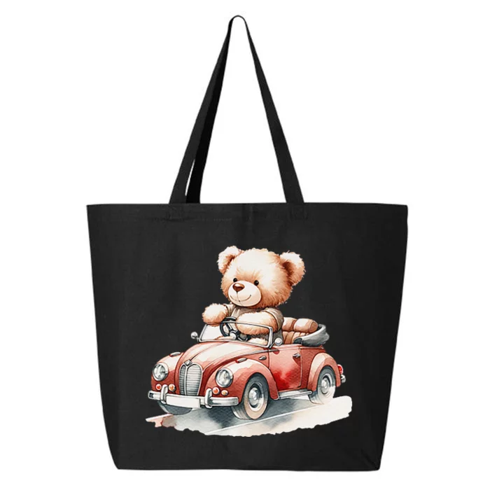 Toy Bear In A Convertible 25L Jumbo Tote