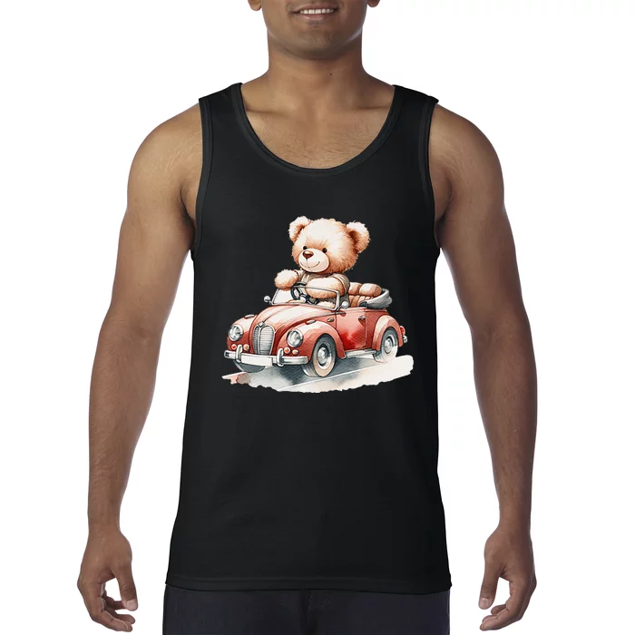 Toy Bear In A Convertible Tank Top