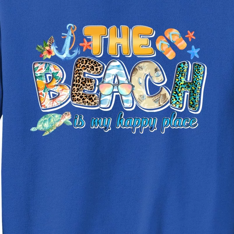 The Beach Is My Happy Place Vacation Summer Gift Sweatshirt