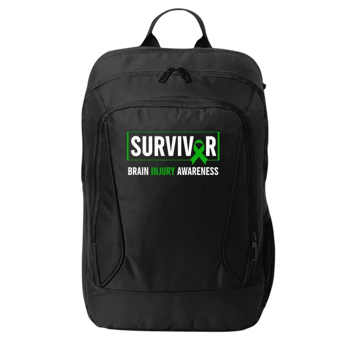 Traumatic Brain Injury Awareness Brain Injury Survivor City Backpack