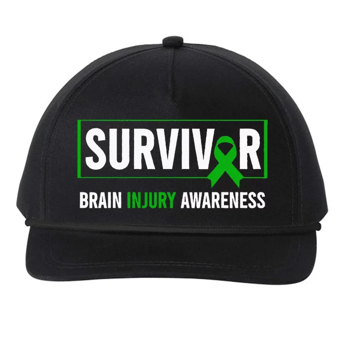 Traumatic Brain Injury Awareness Brain Injury Survivor Snapback Five-Panel Rope Hat