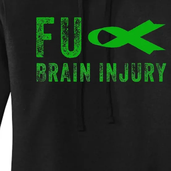 Traumatic Brain Injury Awareness Fu Traumatic Brain Injury Women's Pullover Hoodie