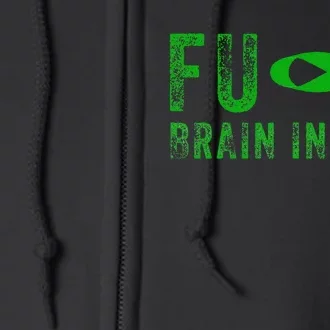 Traumatic Brain Injury Awareness Fu Traumatic Brain Injury Full Zip Hoodie