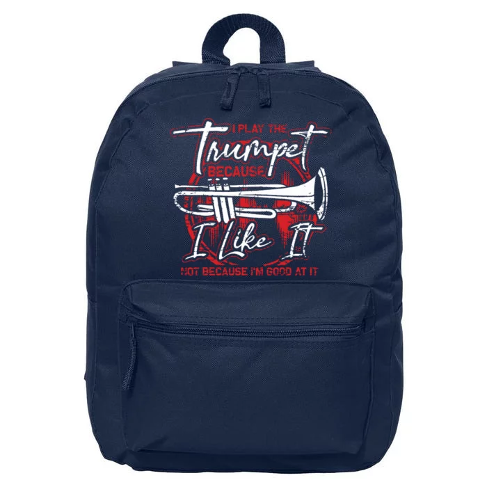 Trumpeter Because I Like It Jazz Musician Trumpet 16 in Basic Backpack