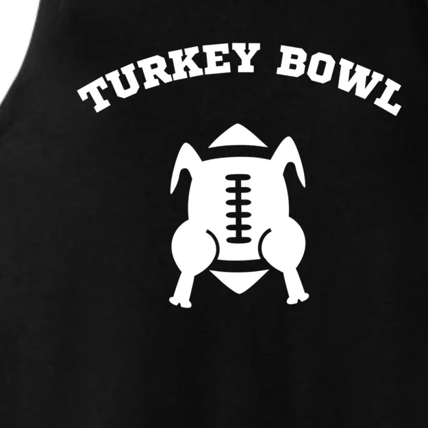 Turkey Bowl Jersey Turkey Bowl Thanksgiving Gift Great Gift Ladies Tri-Blend Wicking Tank