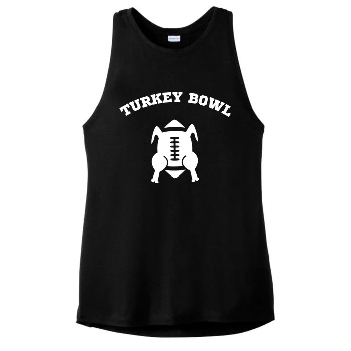 Turkey Bowl Jersey Turkey Bowl Thanksgiving Gift Great Gift Ladies Tri-Blend Wicking Tank