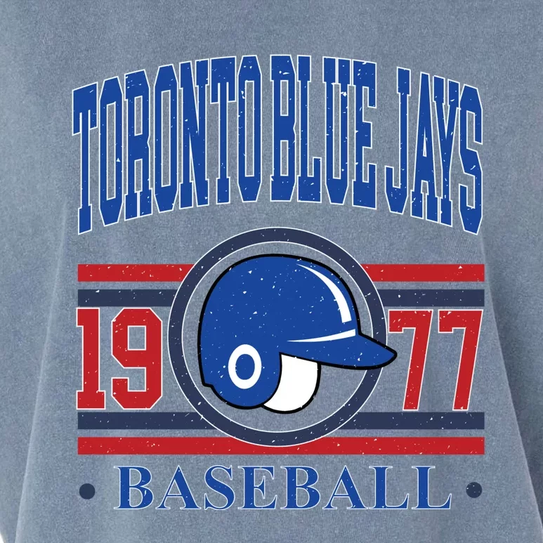 Toronto Blue Jay Baseball Lover Team Support Garment-Dyed Women's Muscle Tee