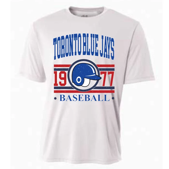 Toronto Blue Jay Baseball Lover Team Support Cooling Performance Crew T-Shirt