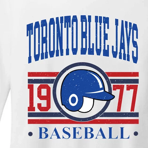 Toronto Blue Jay Baseball Lover Team Support Womens CVC Long Sleeve Shirt