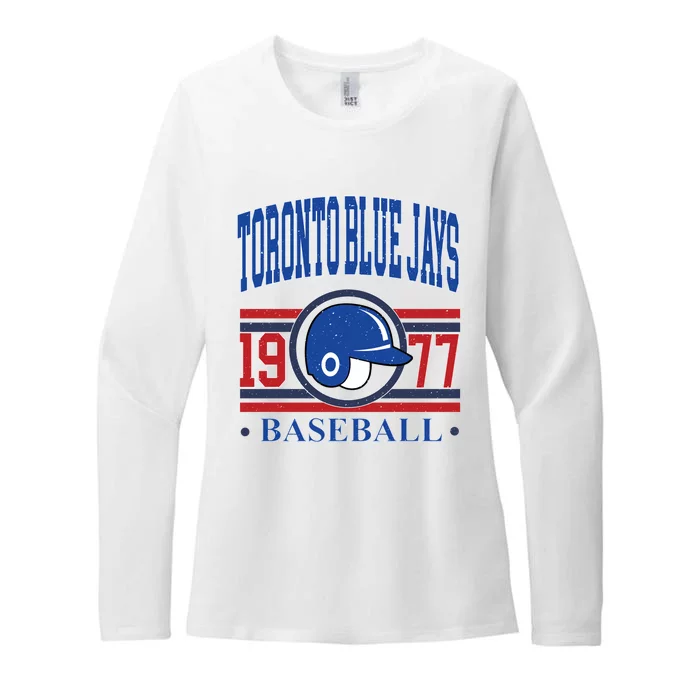 Toronto Blue Jay Baseball Lover Team Support Womens CVC Long Sleeve Shirt