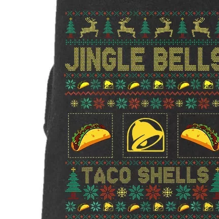 Taco Bell Jingle Bells Taco Shells Ugly Holiday Christmas Sweater Doggie 3-End Fleece Hoodie