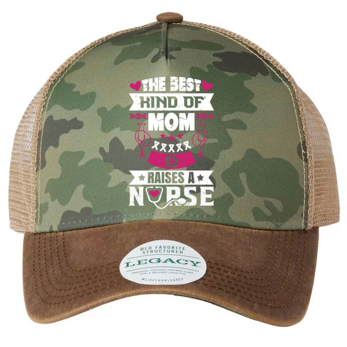 The Best Kind Of Mom Raises A Nurse Proud Mom Of A Nurse Gift Legacy Tie Dye Trucker Hat