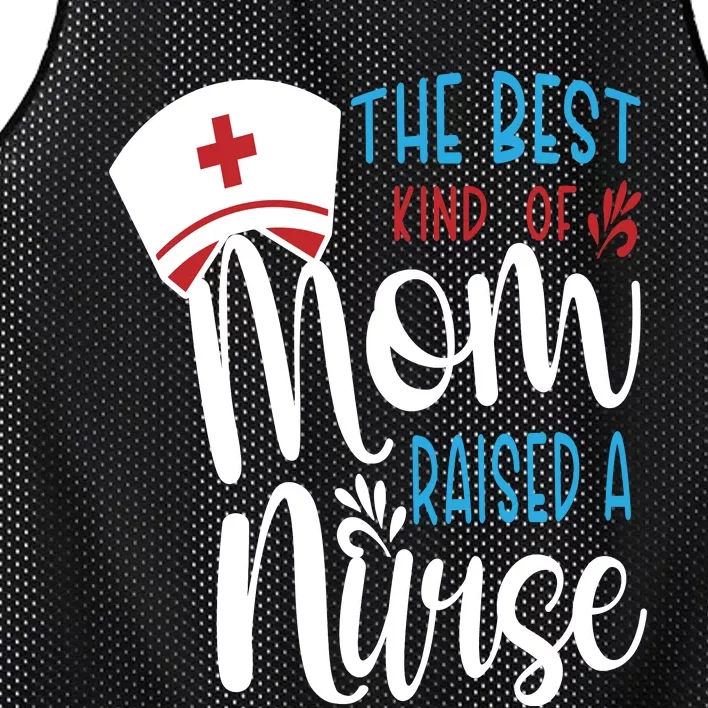 The Best Kind Of Mom Raised A Nurse Mesh Reversible Basketball Jersey Tank