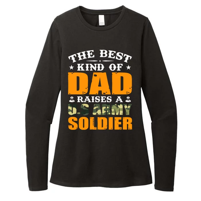 The Best Kind Of Dad Raised A U.S Army Soldier Womens CVC Long Sleeve Shirt