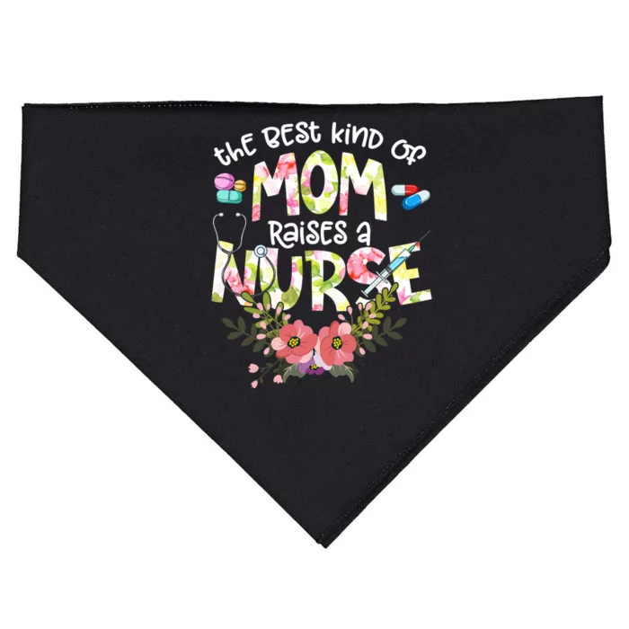 The Best Kind Of Mom Raises A Nurse Mother's Day LPN RN OB USA-Made Doggie Bandana