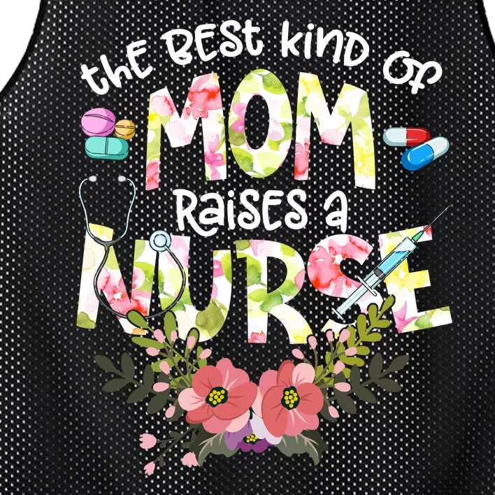 The Best Kind Of Mom Raises A Nurse Mother's Day LPN RN OB Mesh Reversible Basketball Jersey Tank