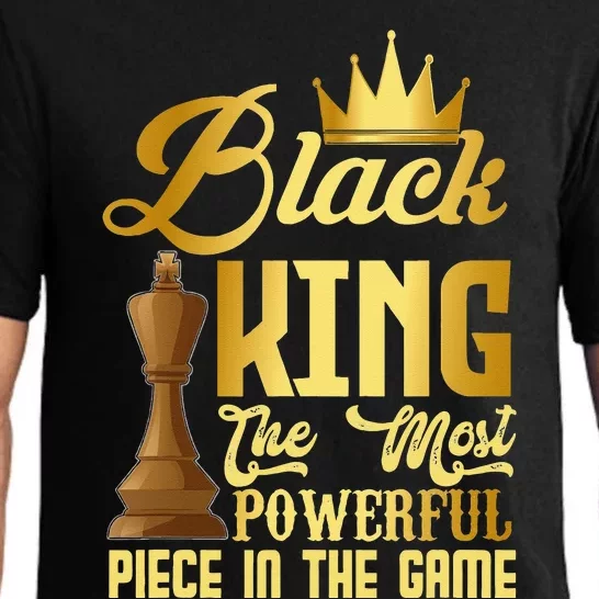 The Black King Is The Strongest Figure In The Game Chess Pajama Set