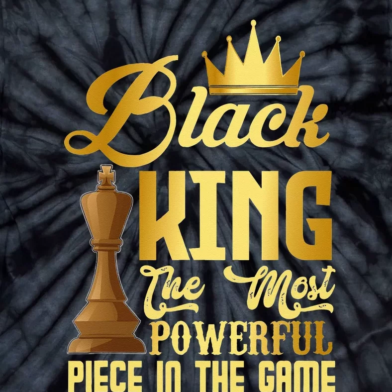 The Black King Is The Strongest Figure In The Game Chess Tie-Dye T-Shirt