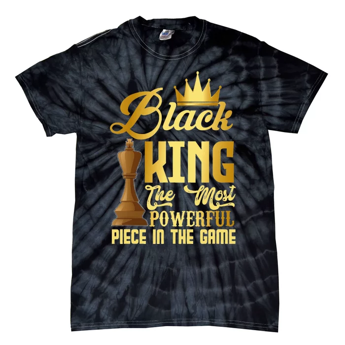 The Black King Is The Strongest Figure In The Game Chess Tie-Dye T-Shirt