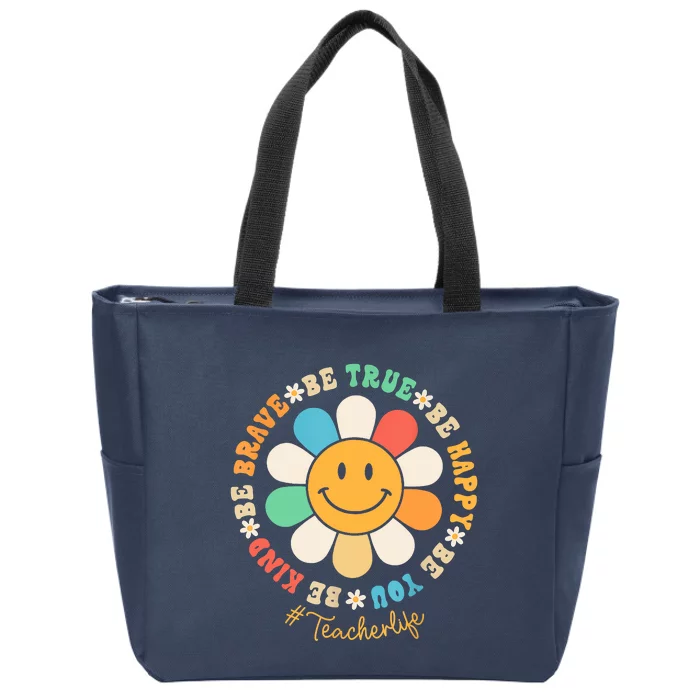 Teacher Be Kind Teacher Students Women Teacher's Day Zip Tote Bag