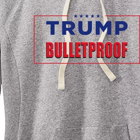 Trump Bulletproof Love And Support America Women's Fleece Hoodie