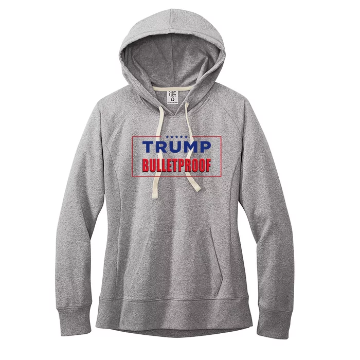 Trump Bulletproof Love And Support America Women's Fleece Hoodie