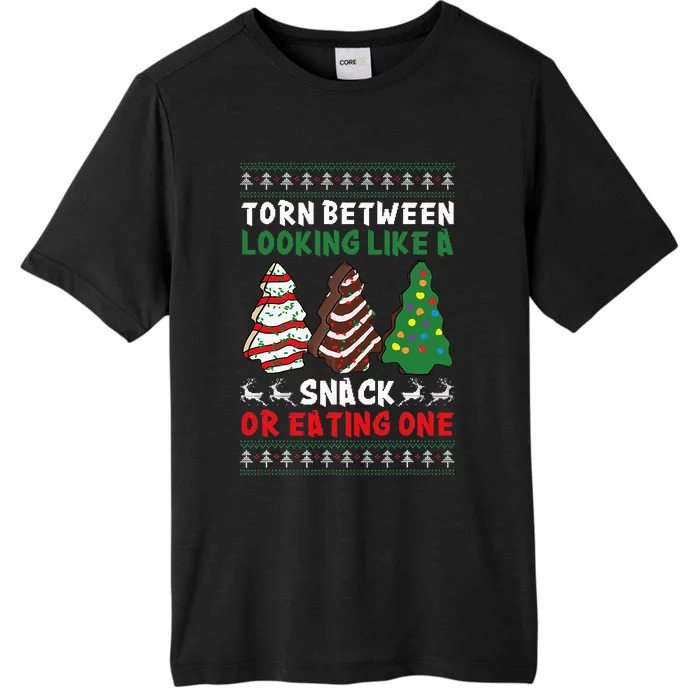 Torn Between Looking Like A Snack Or Eating One Christmas ChromaSoft Performance T-Shirt