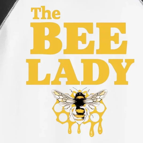 The Bee Lady Beekeeper Apiculture Bee Keeper Honeybees Beekeeping Bee Lovers Toddler Fine Jersey T-Shirt