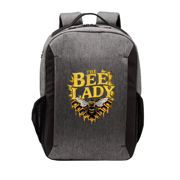 The Bee Lady Beekeeper Apiculture Bee Lovers Bee Keeper Honeybees Beekeeping Vector Backpack