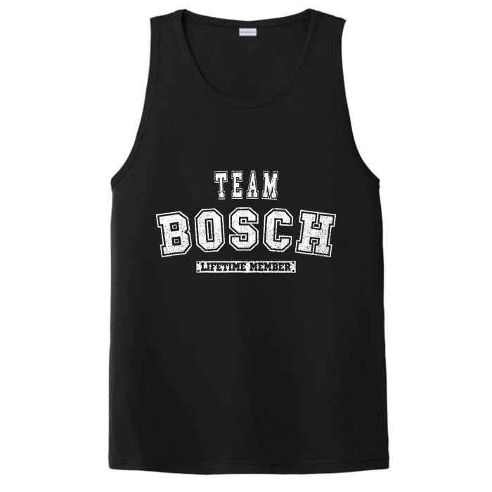 Team Bosch Lifetime Member Family Last Name Performance Tank